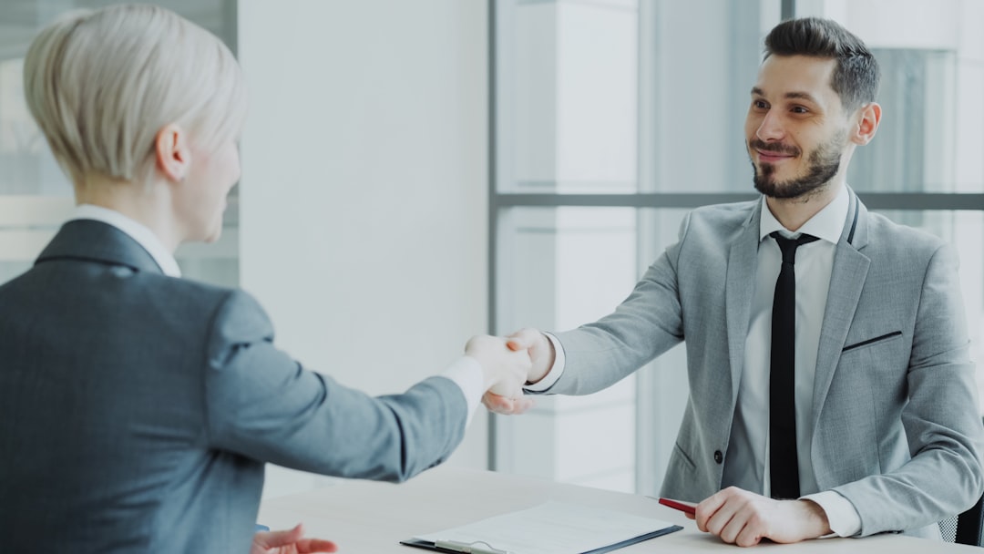 Business handshake agency partnership